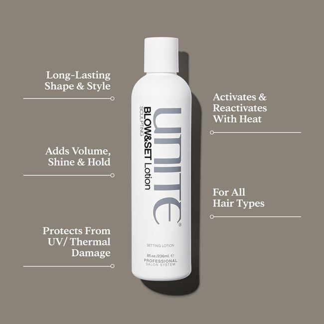 Unite BLOW&SET Lotion 8 oz