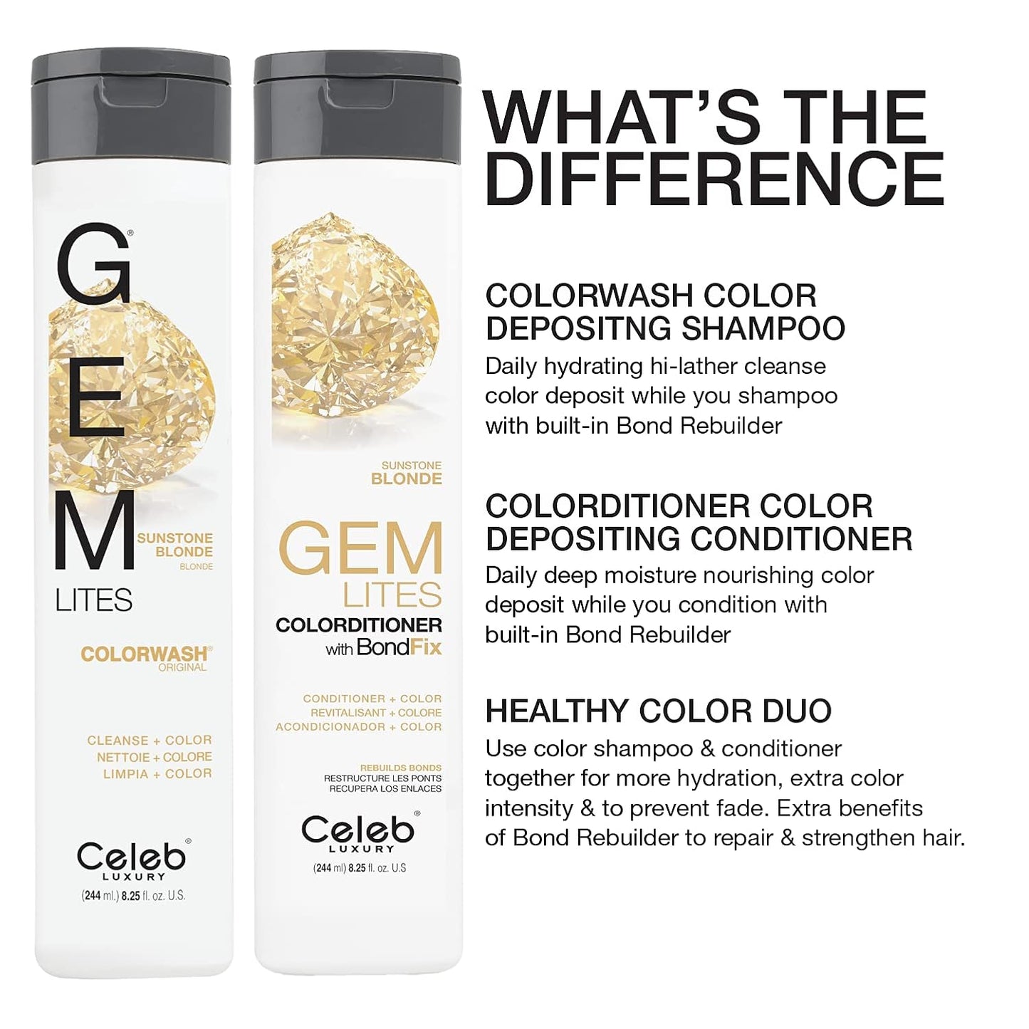 Gem Lites Colorwash Shampoo - Sunstone