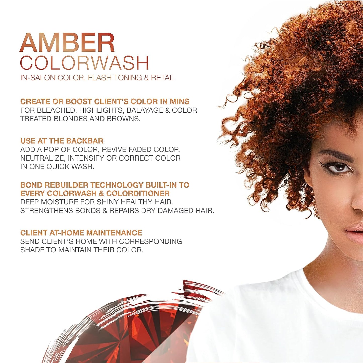 Gem Lites Colorwash Shampoo - Amber